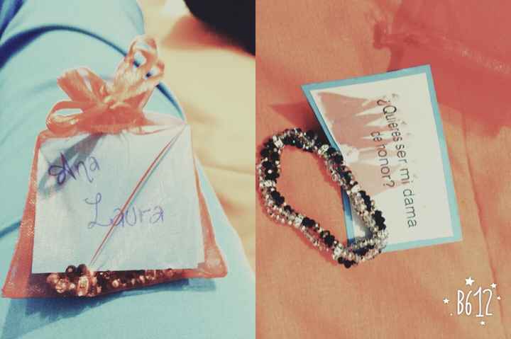 Y así les pedí que fueran mis damas de honor! - 1