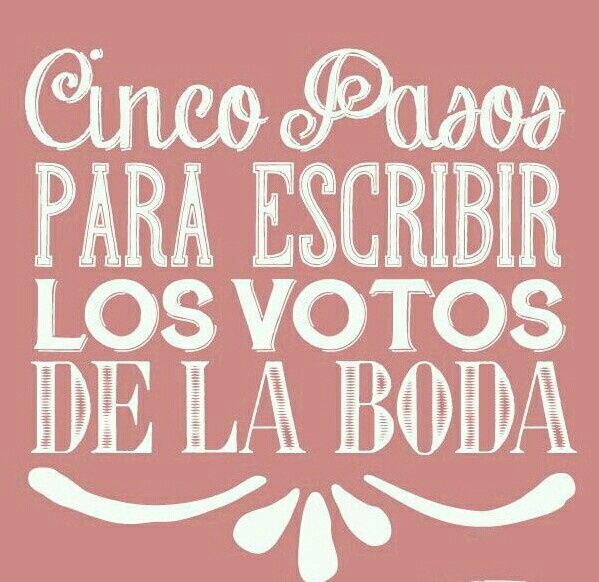 Cómo escribir los votos - 1