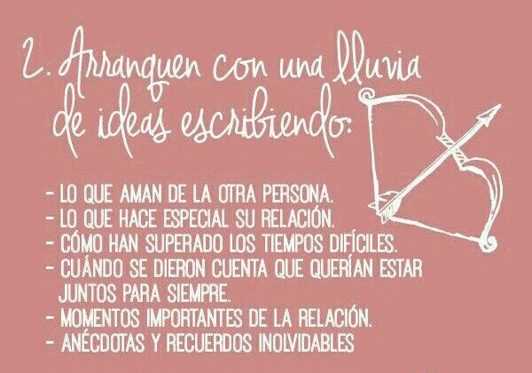 Cómo escribir los votos - 3