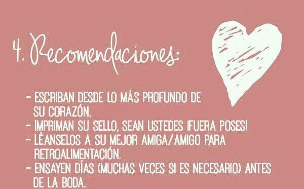 Cómo escribir los votos - 5