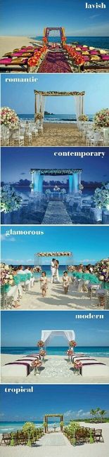 Colores para una boda en  la playa. - 8