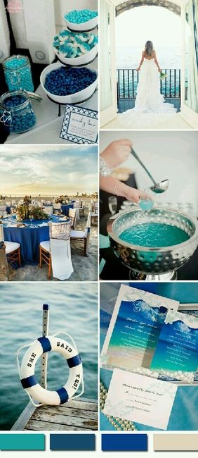 Colores para una boda en  la playa. - 9