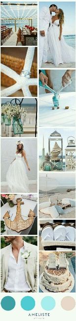 Colores para una boda en  la playa. - 10