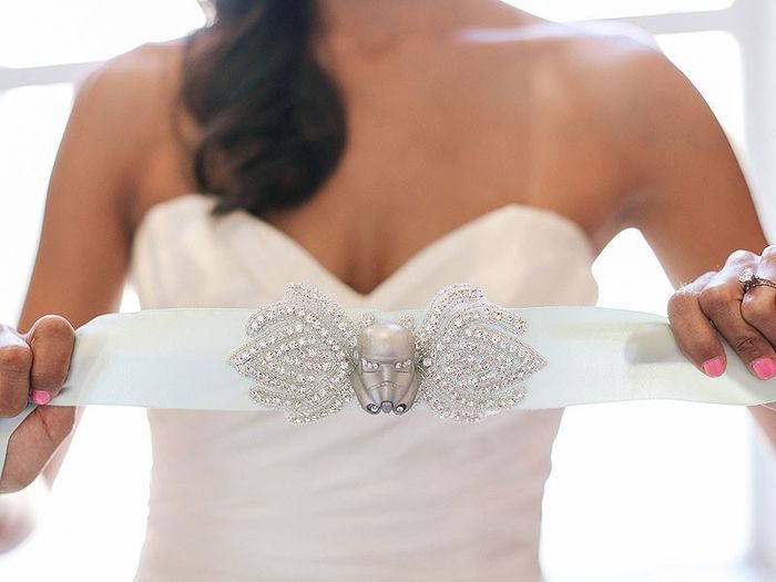 detalle para lazo del vestido ...