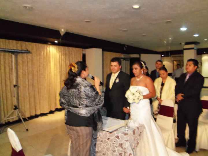 Y nos declaran marido y mujer!