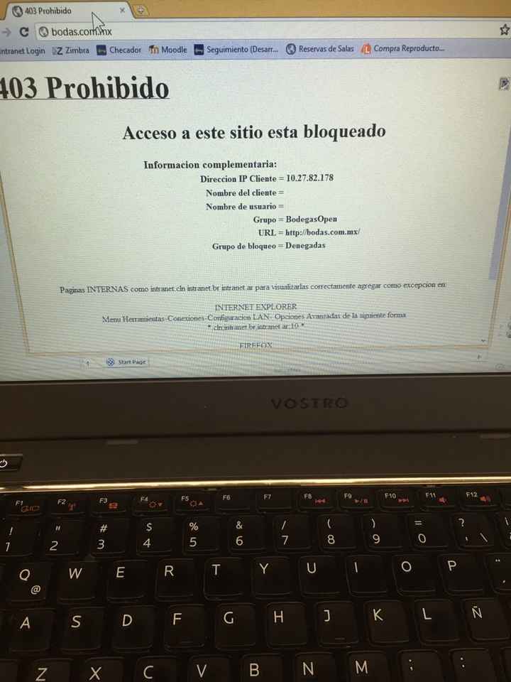 Me bloquearon bodas.com.mx :( - 1