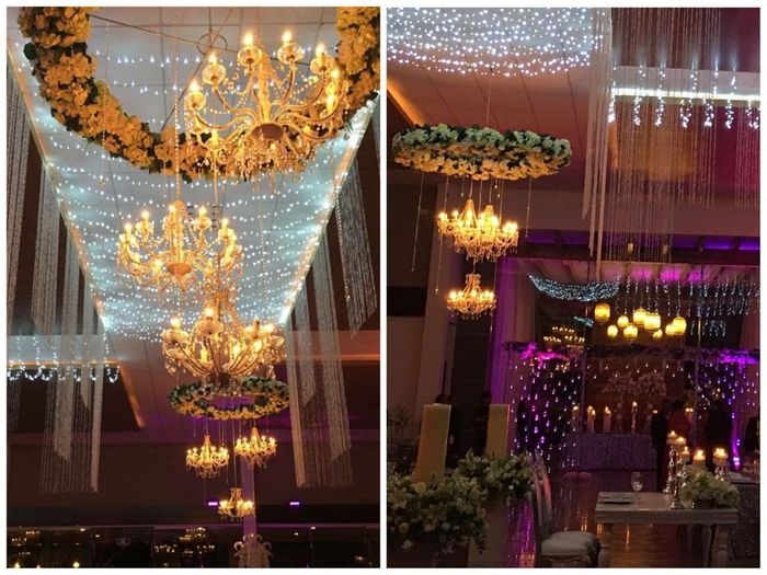 Decoración con arreglos colgados. - 4