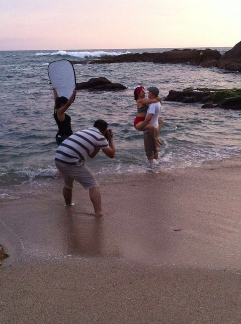 Sesión en playa y yo en mis días :s - 2
