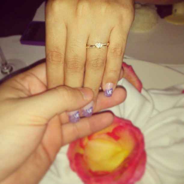 MI encantador Anillo de compromiso