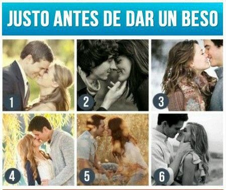 Justo antes de dar un beso