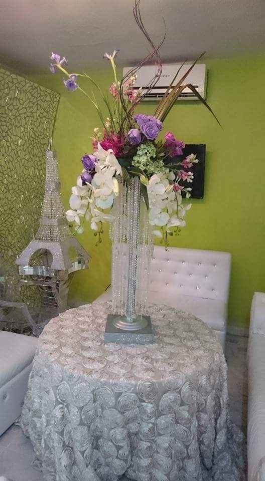 Mis centros de mesa.* - 1