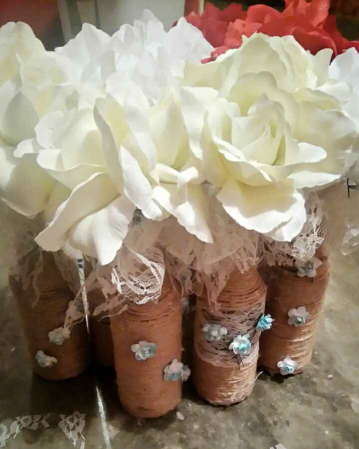 Centros de mesa terminados - 1
