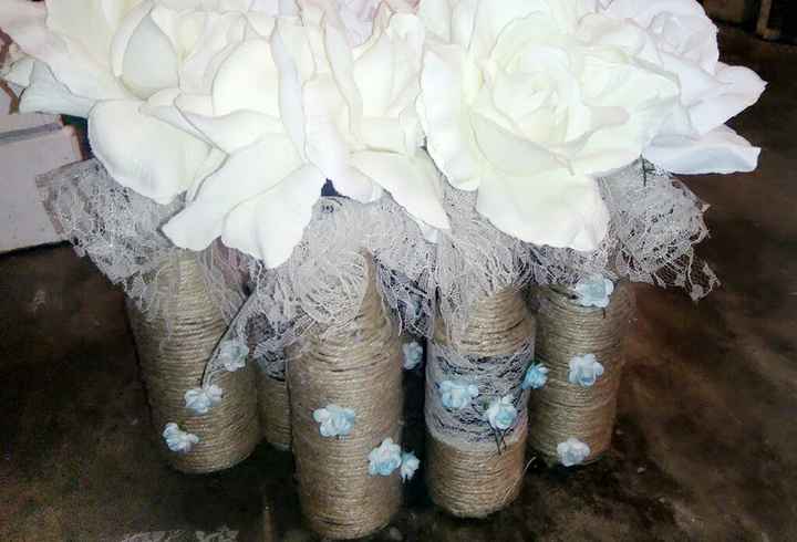 Centros de mesa terminados - 2