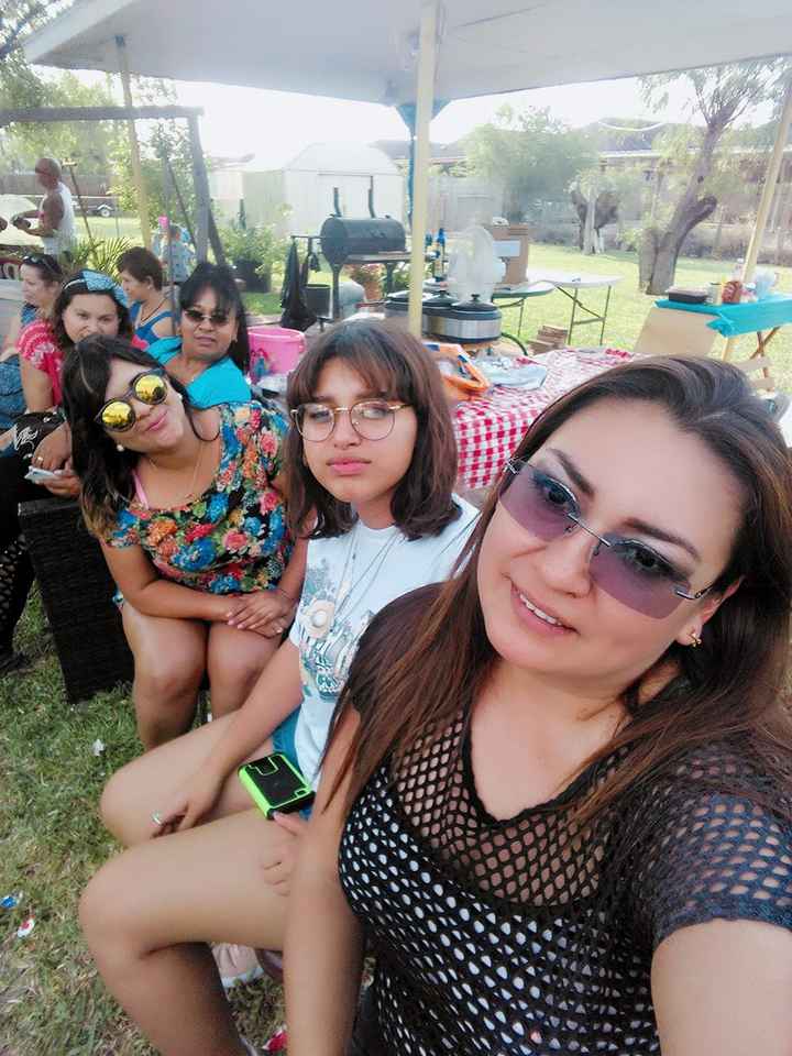 Con las tias de mi amor