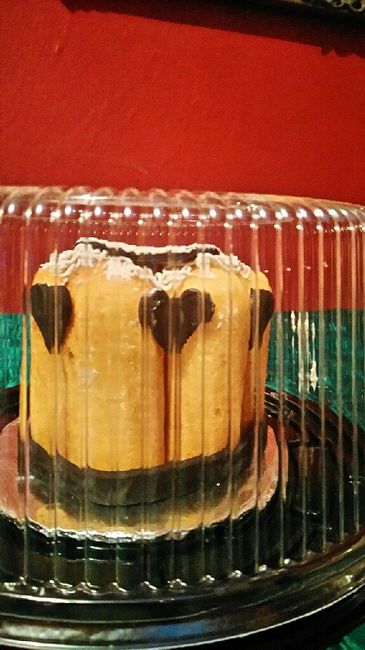 Muestra de pastel representativo de los novios - 2