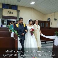 Entrando a la iglesia