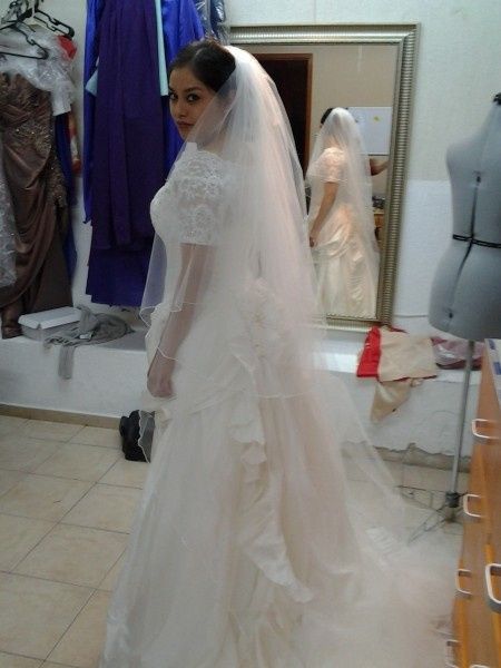 the wedding dress
