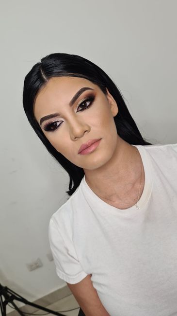 Mi prueba de maquillaje 🥰 4