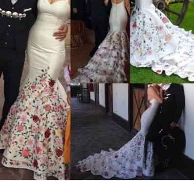 Ame este vestido para boda mexicana - 3