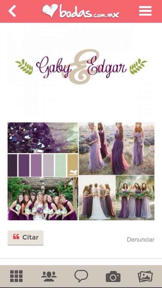 Combinación con el color morado - 2
