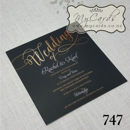 Invitaciones color oscuro - 2