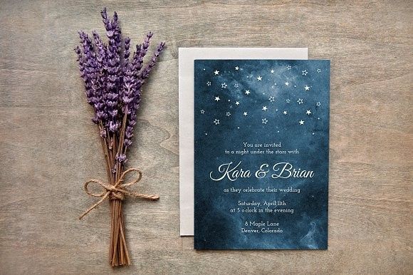 Invitaciones color oscuro - 5