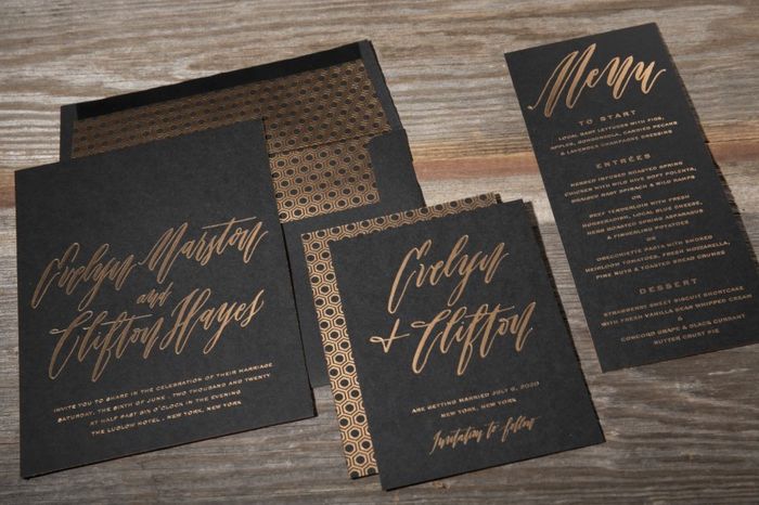 Invitaciones color oscuro - 13