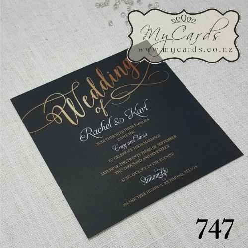 Invitaciones color oscuro - 2