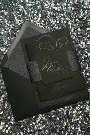 Invitaciones color oscuro - 4