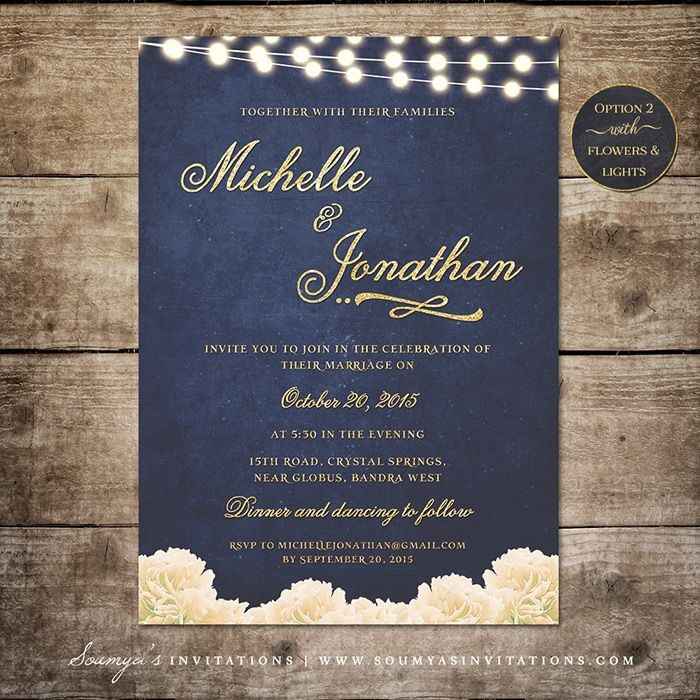 Invitaciones color oscuro - 10