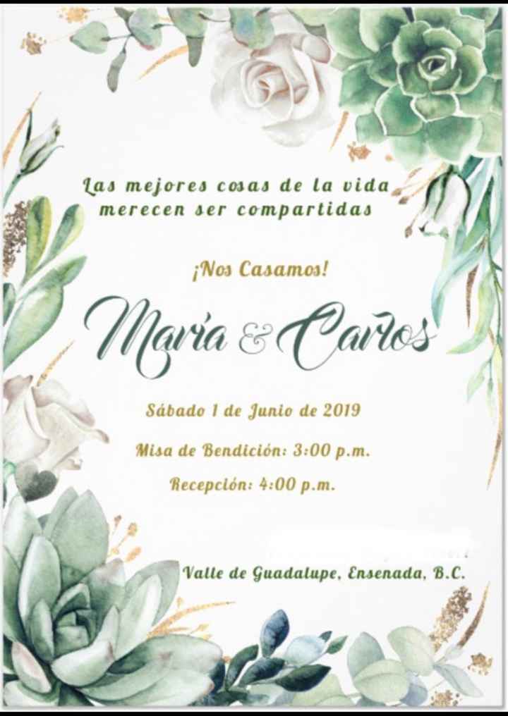Invitaciones - 1