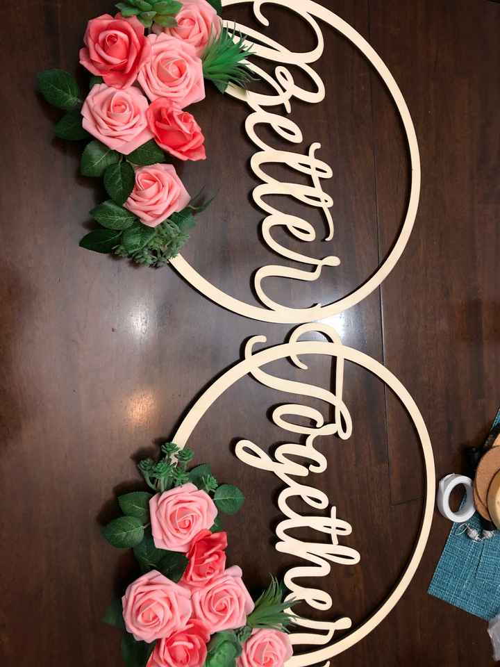 Letreros para las sillas listos!! - 1