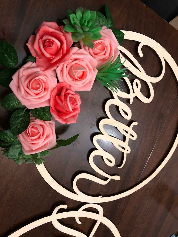 Letreros para las sillas listos!! - 2