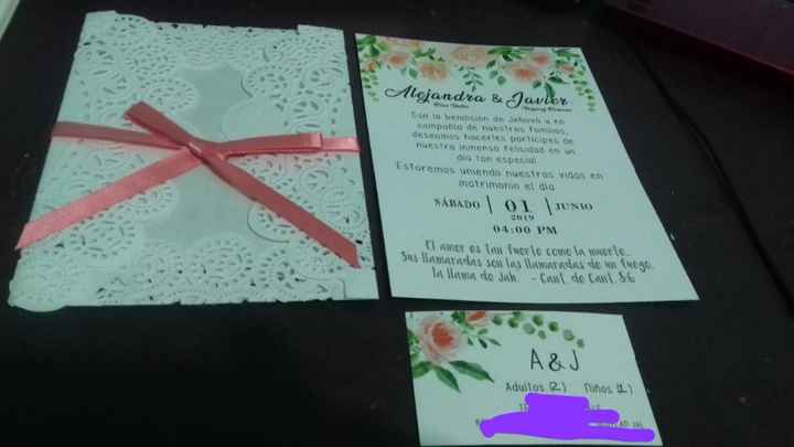 Invitación y pase