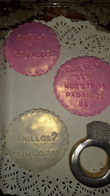 Invitaciones para los padrinos - 1
