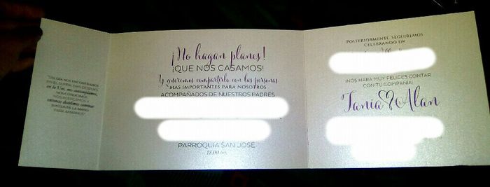 Nuestras invitaciones 😍 - 3