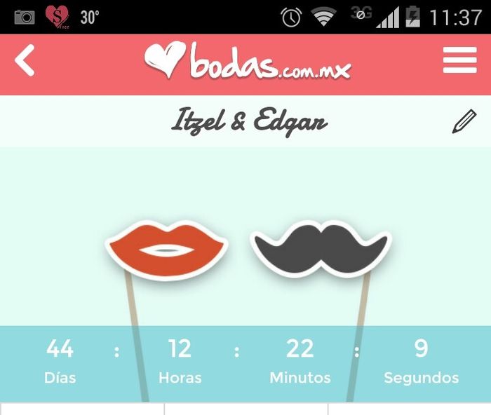 A cuantos días del gran día?? - 1