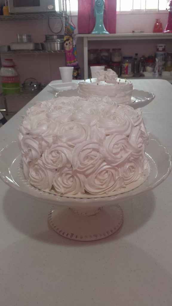 fuimos a la prueba de pastel 