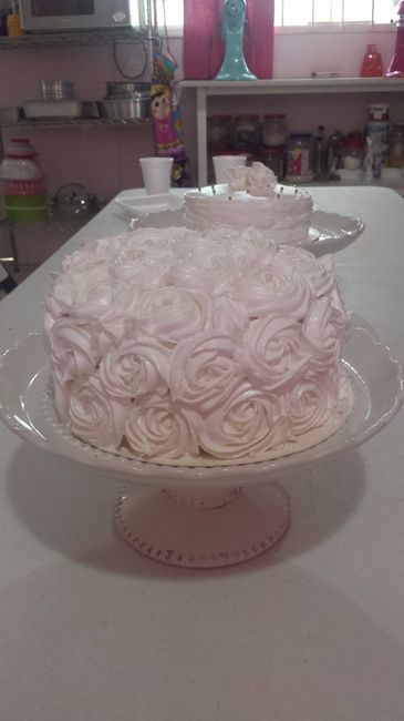 fuimos a la prueba de pastel 