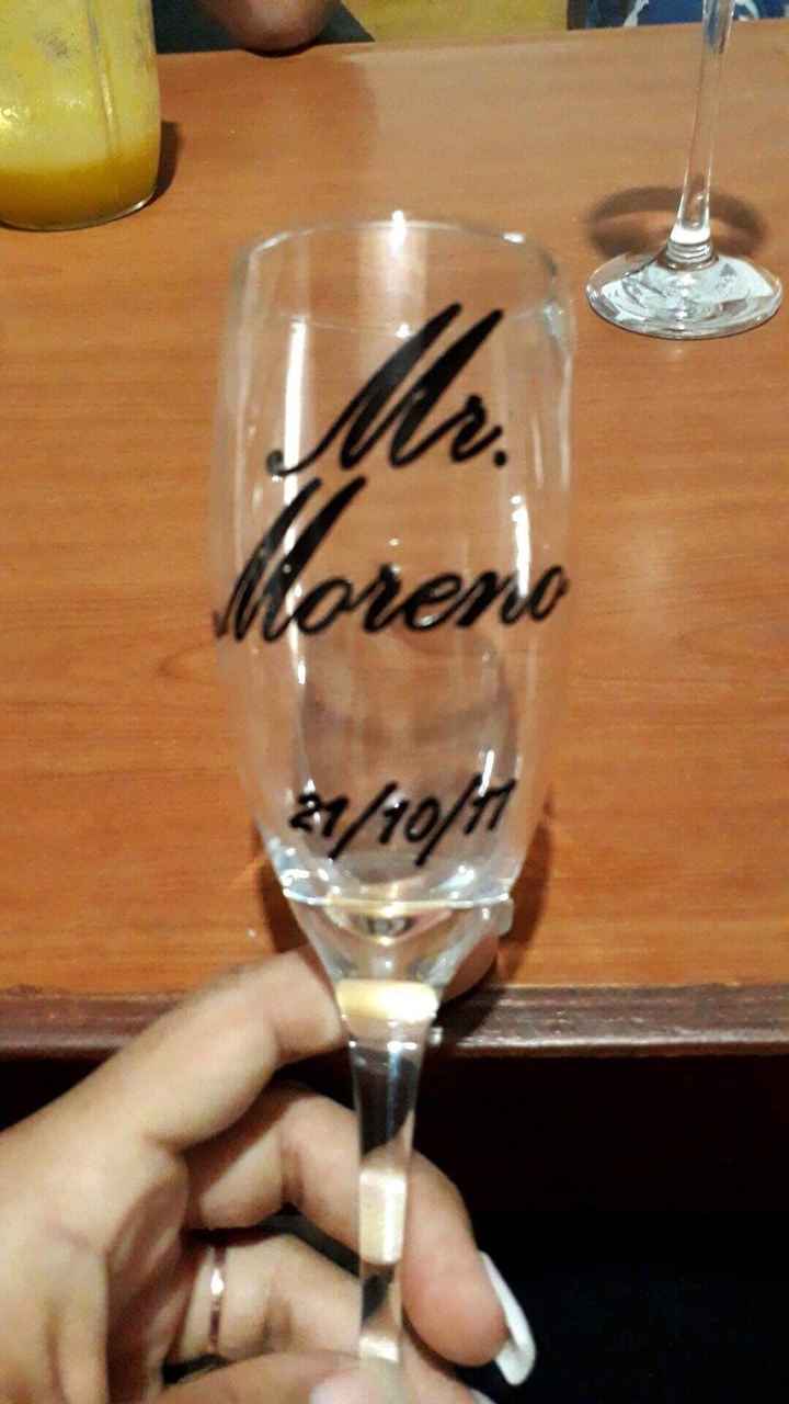  🥂copas Mr& Mrs - 2