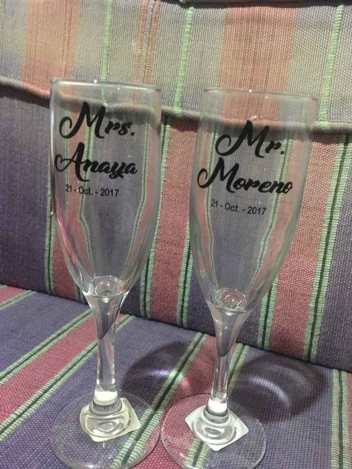  🥂copas Mr& Mrs - 3