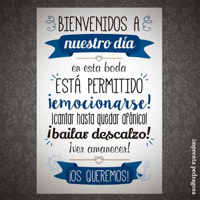  Letreros para la Recepción - 1