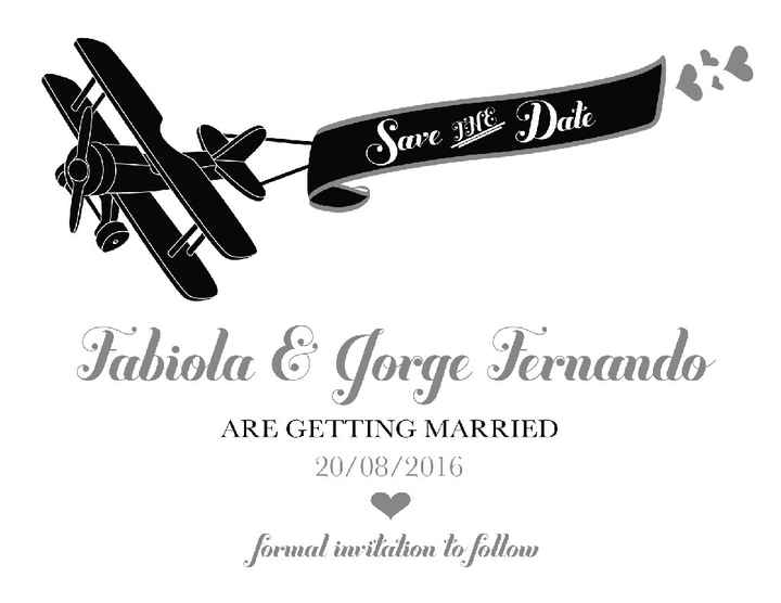 Nuestro save the date! - 2