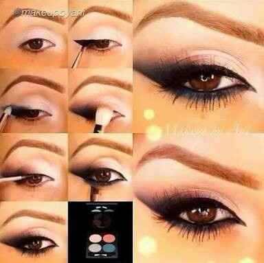 Maquillaje para ojos cafes - 2