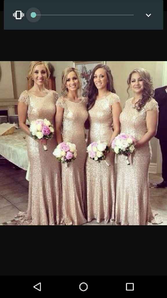 Ayuda! alguna chica que los colores del vestido de sus madrinas sea nude ! - 1