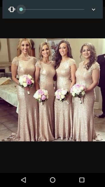 Ayuda! alguna chica que los colores del vestido de sus madrinas sea nude ! - 1