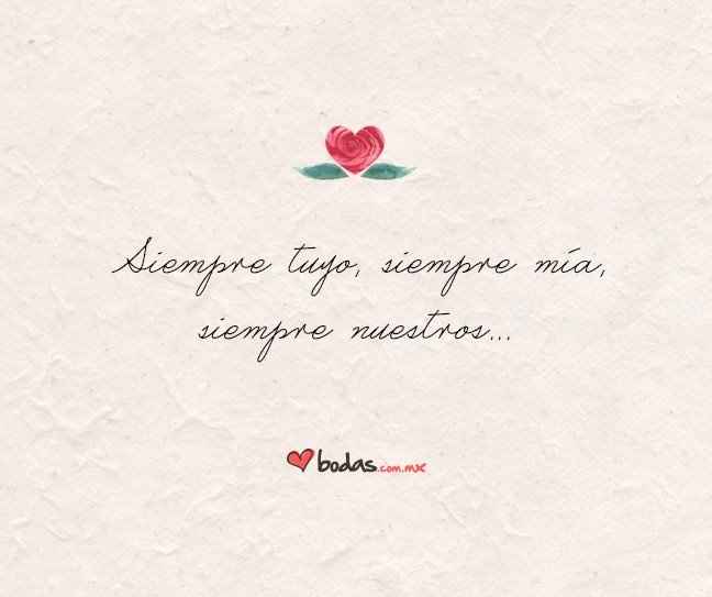 Que frase le dedicarías a tu pareja? - 1