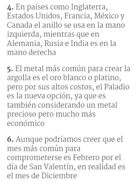 12 curiosidades que tal vez no sabias del anillo de compromiso - 2