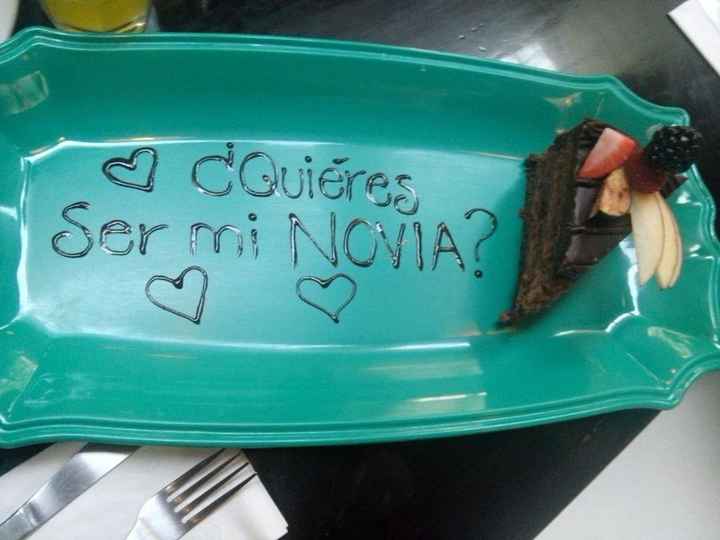 ¿Quieres ser mi novia?
