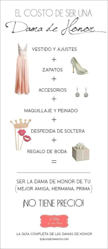 El costo de ser dama de honor! - 1